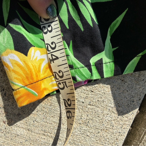 Lauren Ralph Lauren Tropical Print Plus Size Pants Size 16W - Picture 9 of 10